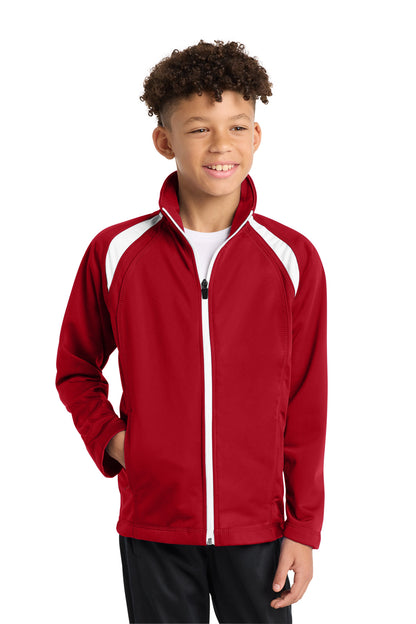 Sport-Tek® Youth Tricot Track Jacket