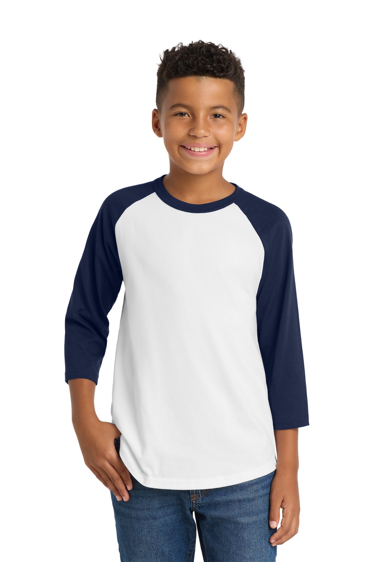 Sport-Tek® Youth Colorblock Raglan Jersey